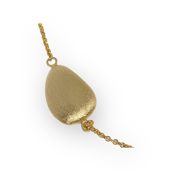 new Rivka Friedman ๐  Pink Cat's Eye Gemstone Necklace ๐  Satin Finish Gold ๐  - Picture 6 of 16